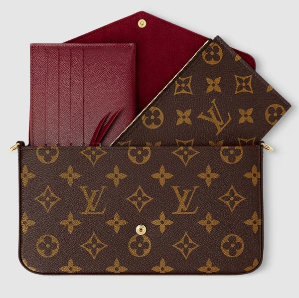 Louis Vuitton Félicie Pochette Bag M81896 – Monogram Canvas Designer LV Handbag - Image 7